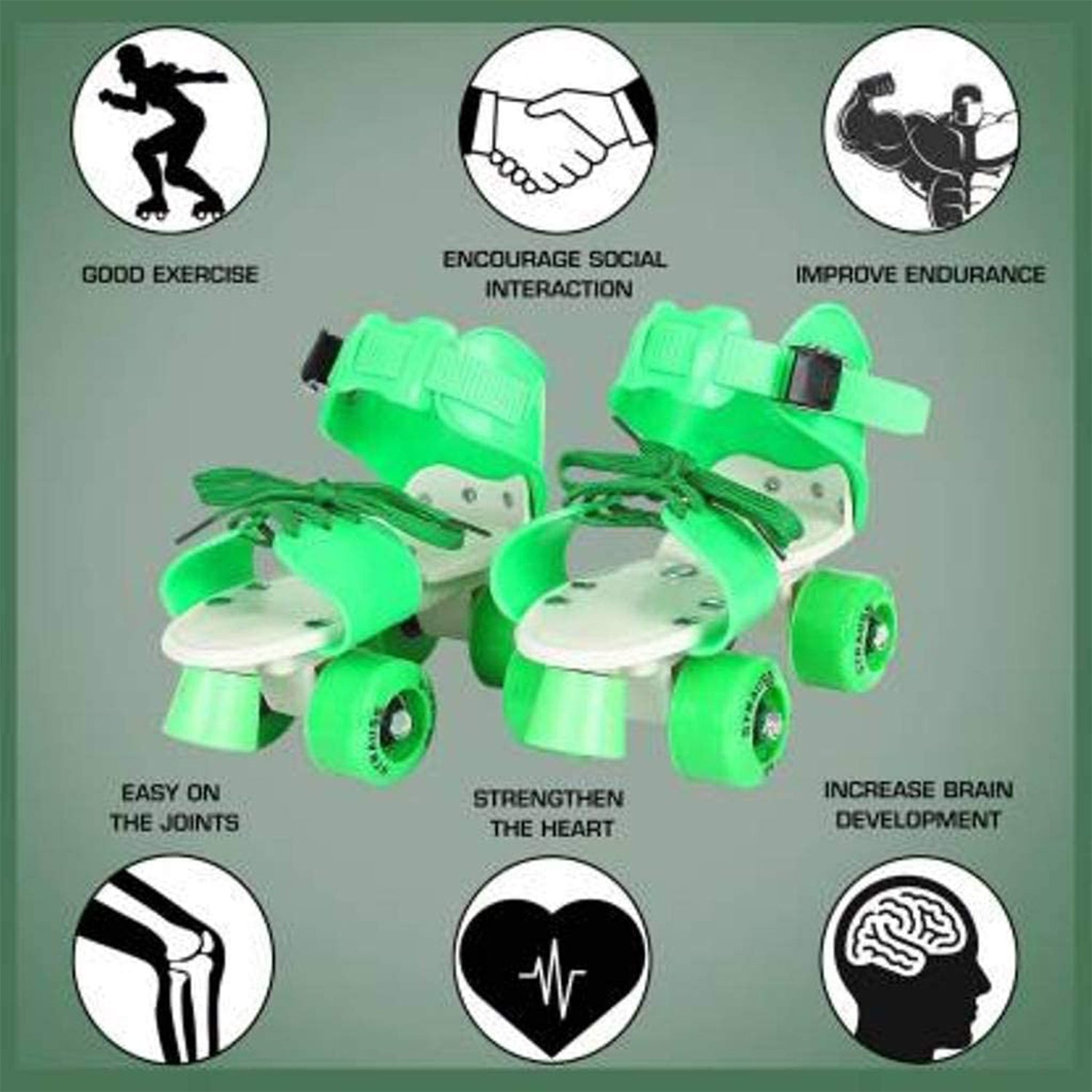 Roller Skates for Kids, Very Adjustable & Comfortable to Use / Roller Skate, Skating / (Pair of 1) Roller Skates for Kids, Very Adjustable & Comfortable to Use / Roller Skate, Skating / (Pair of 1)